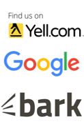 Trusted on Yell, Google, Bark